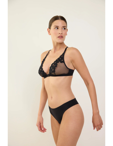 Non-wired triangle bra, Midnight Fever, Lejaby 260542-04
