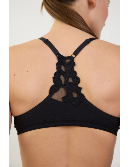 Non-wired triangle bra, Midnight Fever, Lejaby 260542-04