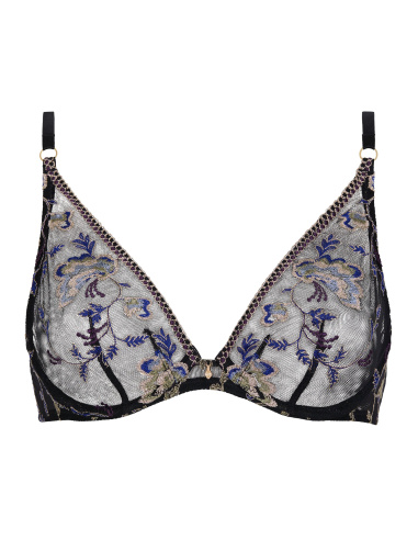 Soutien-Gorge Triangle Armature, Midnight Opéra- Persian Blue, Aubade 7DF12-PEBL