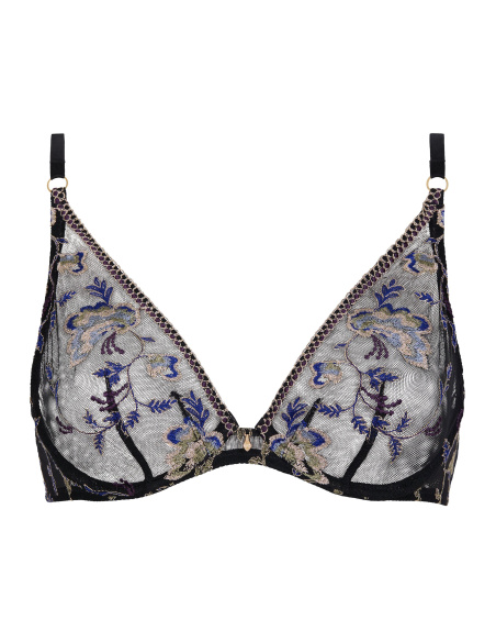 Soutien-Gorge Triangle Armature, Midnight Opéra- Persian Blue, Aubade 7DF12-PEBL