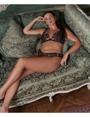 Soutien-Gorge Triangle Armature, Midnight Opéra- Persian Blue, Aubade 7DF12-PEBL 2