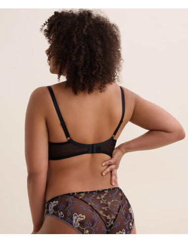 Soutien-Gorge Triangle Armature, Midnight Opéra- Persian Blue, Aubade 7DF12-PEBL
