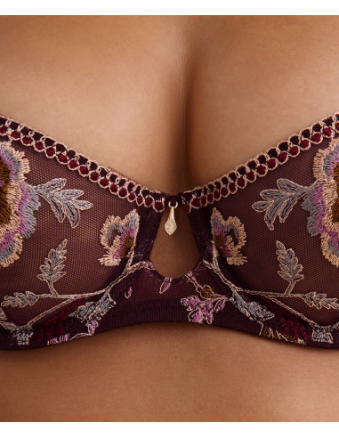 Soutien-Gorge Corbeille Armatur, Midnight Opéra-Secret Purple, Aubade 7DF14-SEPU