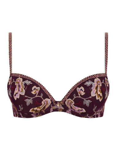 Soutien-Gorge Plunge Coques, Midnight Opéra-Secret Purple, Aubade 7DN08-SEPU