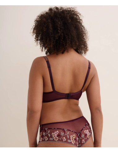 Soutien-Gorge Plunge Coques, Midnight Opéra-Secret Purple, Aubade 7DN08-SEPU