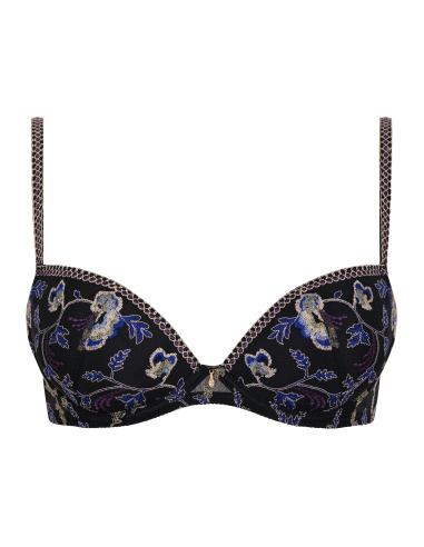 Soutien-Gorge Plunge Coques, Midnight Opéra-Persian Blue, Aubade 7DN08-PEBL