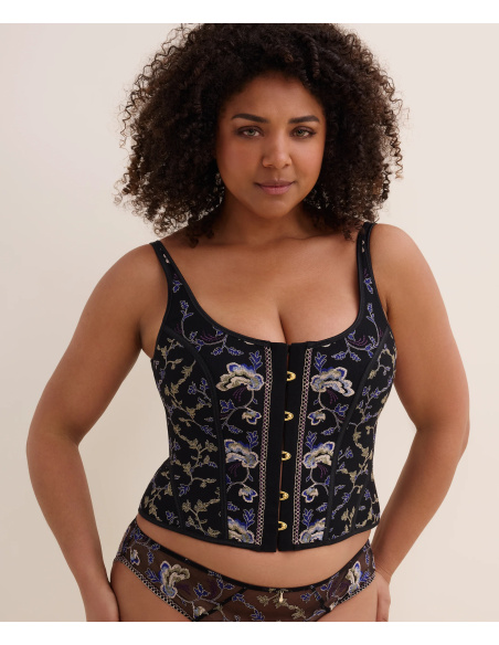 Bustier, Midnight Opéra - Persian Blue, Aubade 7D37-PEBL
