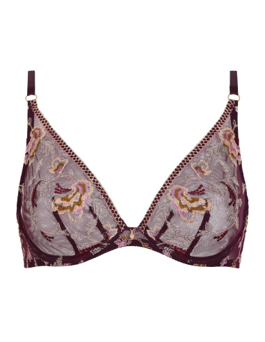 Soutien-Gorge Triangle Armature, Midnight Opéra-Secret Purple, Aubade 7DF12-SEPU