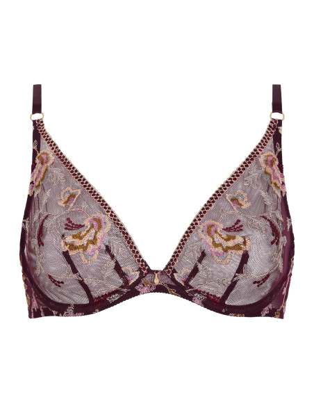 Soutien-Gorge Triangle Armature, Midnight Opéra-Secret Purple, Aubade 7DF12-SEPU