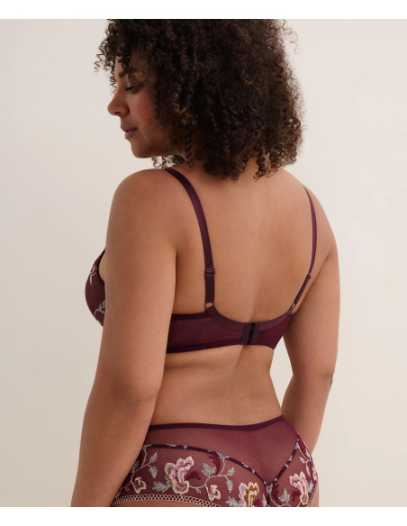 Soutien-Gorge Triangle Armature, Midnight Opéra-Secret Purple, Aubade 7DF12-SEPU