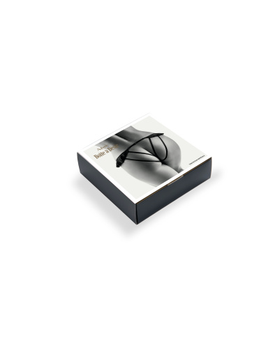 Mini-panty, Boite à Désir - Dare I Kiss You, Aubade P020B-7-BLAK