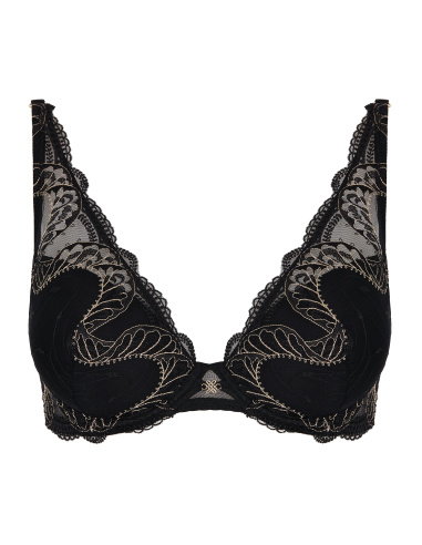 Soutien-Gorge Foulard Pl, Splendor Of Senses - Hypnotic Black, Aubade 7EN81-HYBL