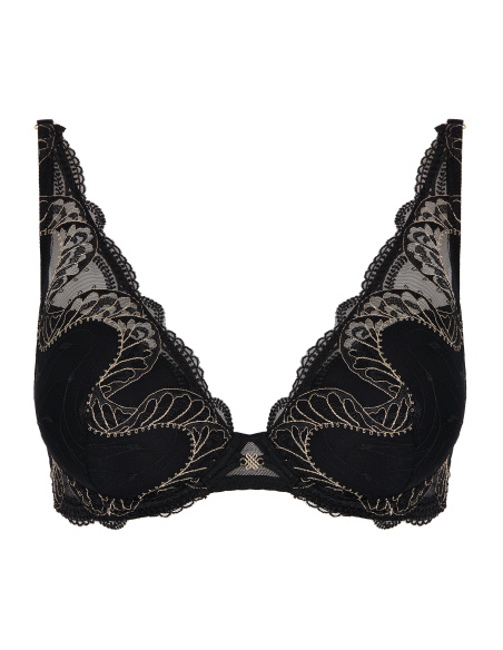 Soutien-Gorge Foulard Pl, Splendor Of Senses - Hypnotic Black, Aubade 7EN81-HYBL