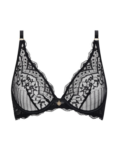 Soutien-Gorge Triangle Armatures, Love Vertigo - Black, Aubade 7IF12-BLAK