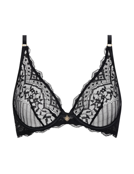 Soutien-Gorge Triangle Armatures, Love Vertigo - Black, Aubade 7IF12-BLAK