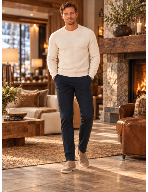 Crewneck Sweater 100% Cachemire, Estheme WOM7310H-2668