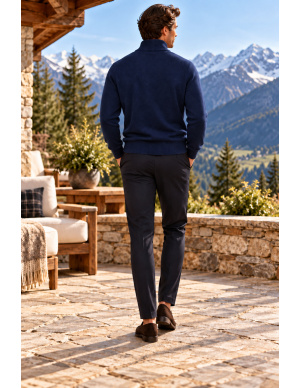 Pull 100% Cachemire, Estheme MEN7205H-7544 NAVY 2