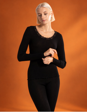 Long Sleeve Shirt in Wool and Silk, Oscalito 3416-020