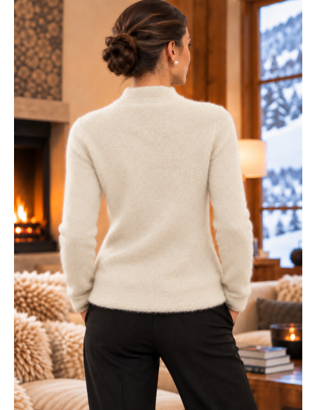 Pull Manches Longue Alpaga Brosse, Oscalito 7666-012